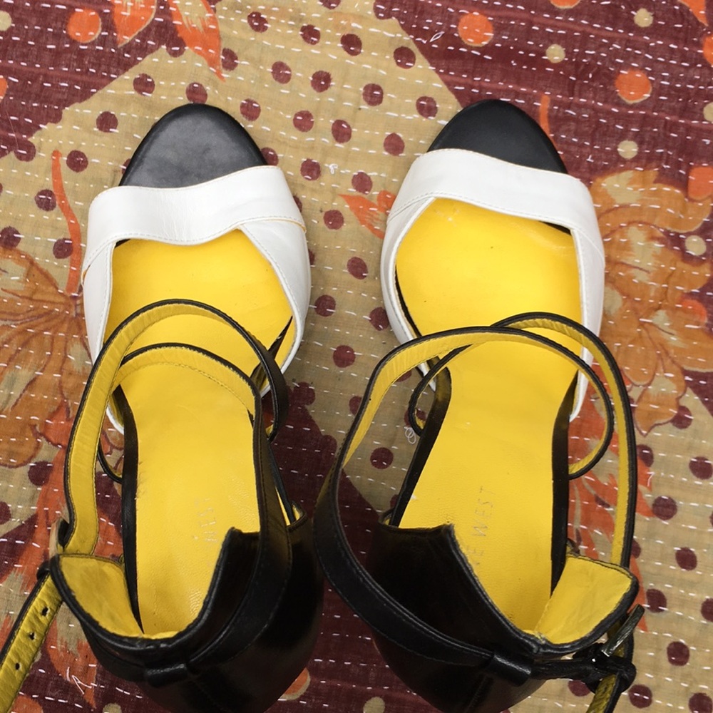 Nine West heels, with straps, size 9.5. - Picture 5 of 10